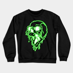 Trippedy -green Crewneck Sweatshirt